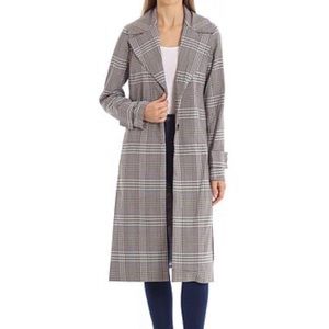 Avec Les Filles Plaid Trench-coat
